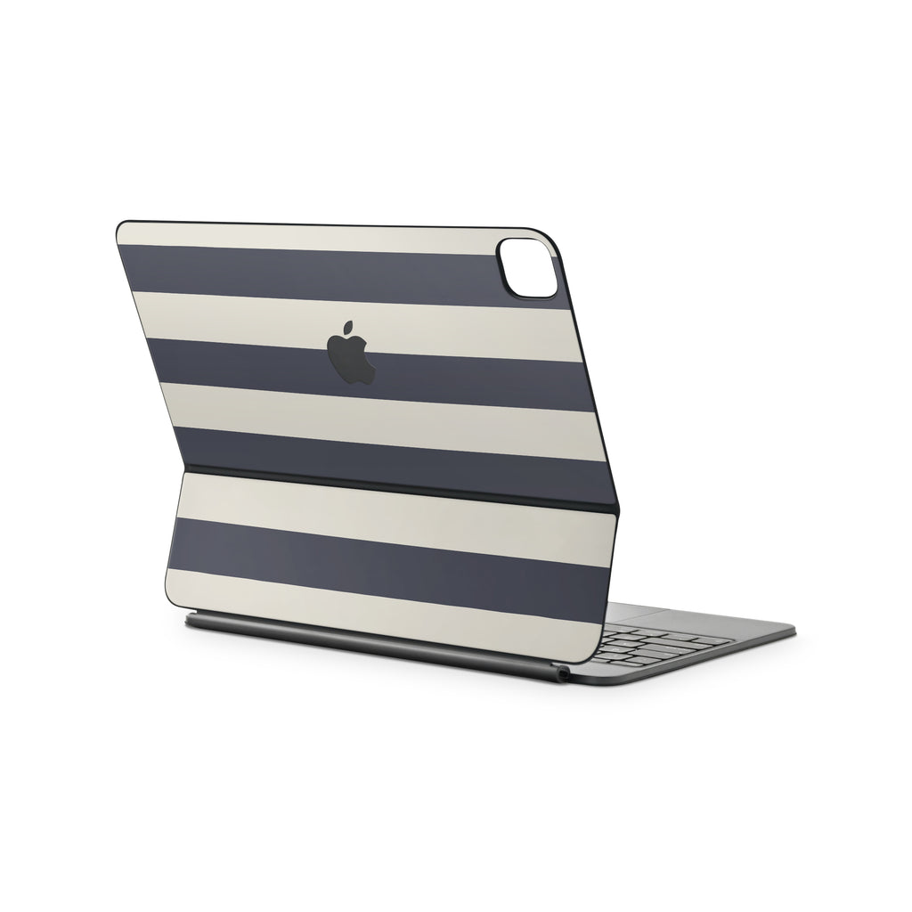 Navy Stripe Magic Keyboard Skin for iPad