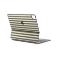 Olive Stripe Magic Keyboard Skin for iPad
