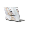 Vanilla Marble Magic Keyboard Skin for iPad