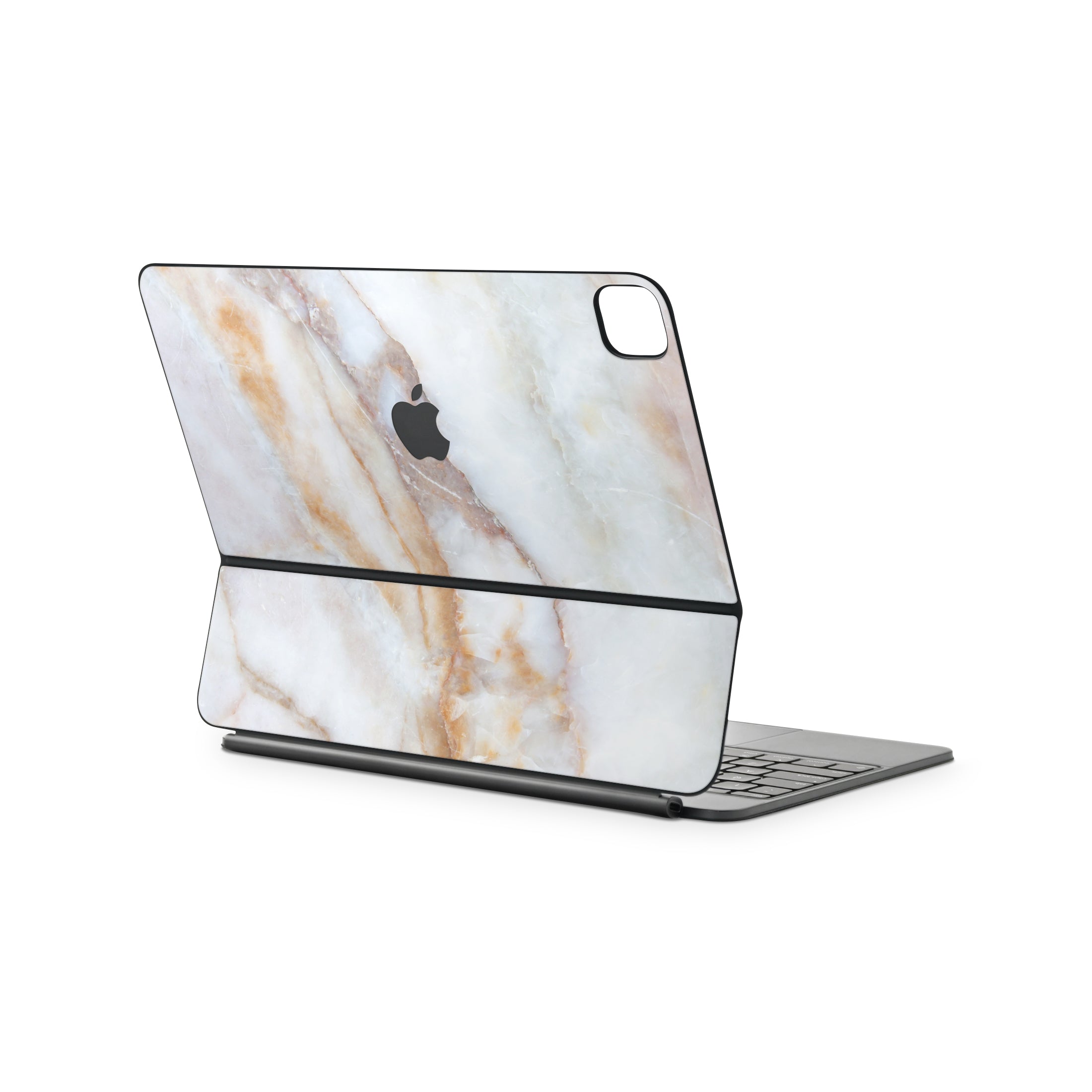 Vanilla Marble Magic Keyboard Skin for iPad