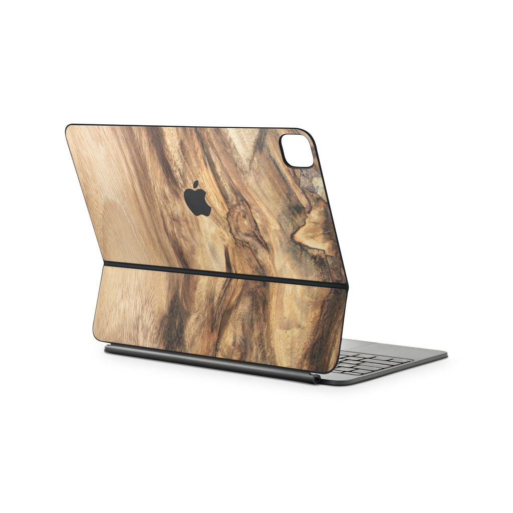 Wood Magic Keyboard Skin for iPad
