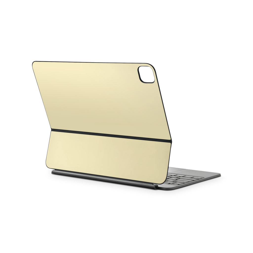 soft yellow magic keyboard for ipad