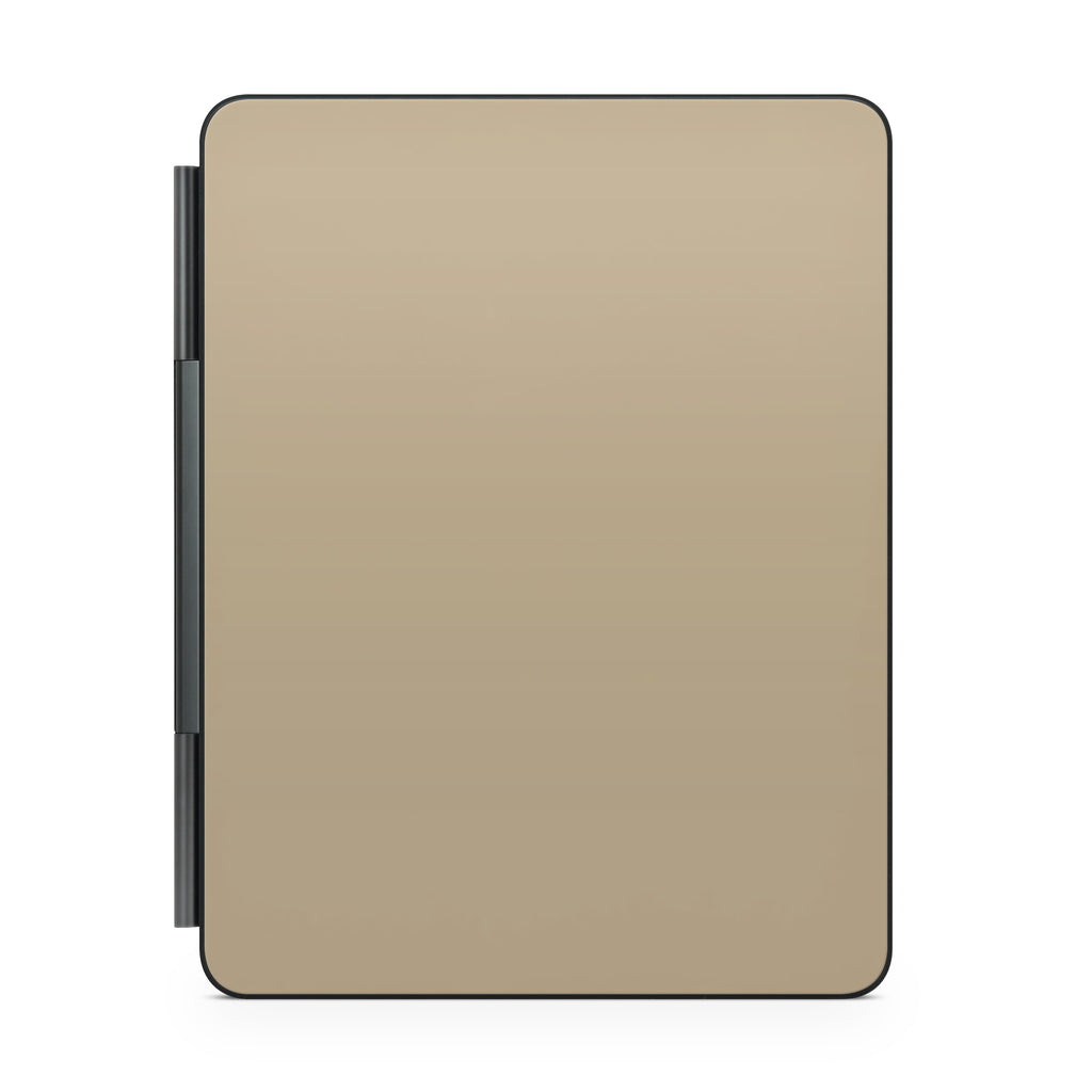biscuit beige magic keyboard for ipad back view