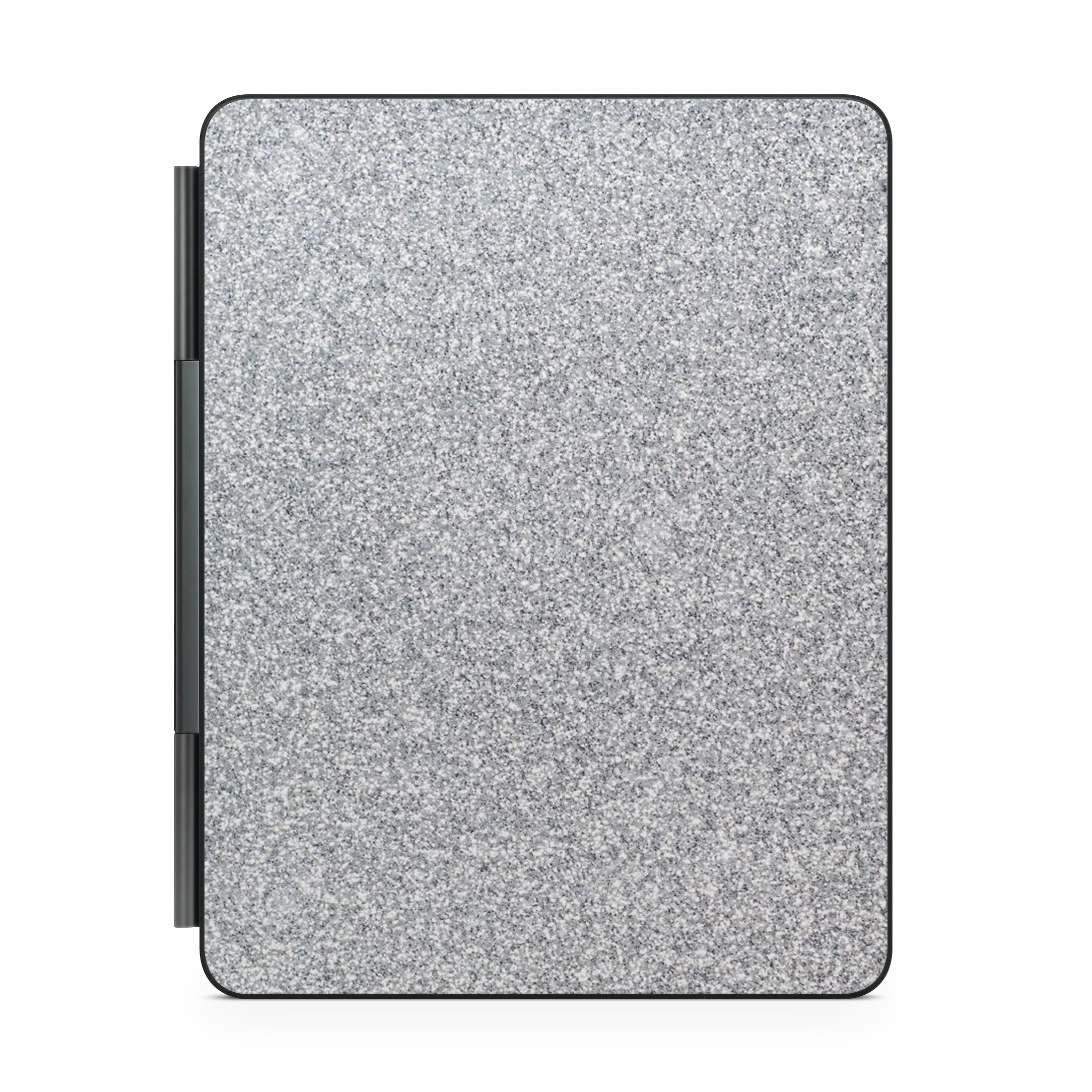 blanc glitter magic keyboard for ipad back view
