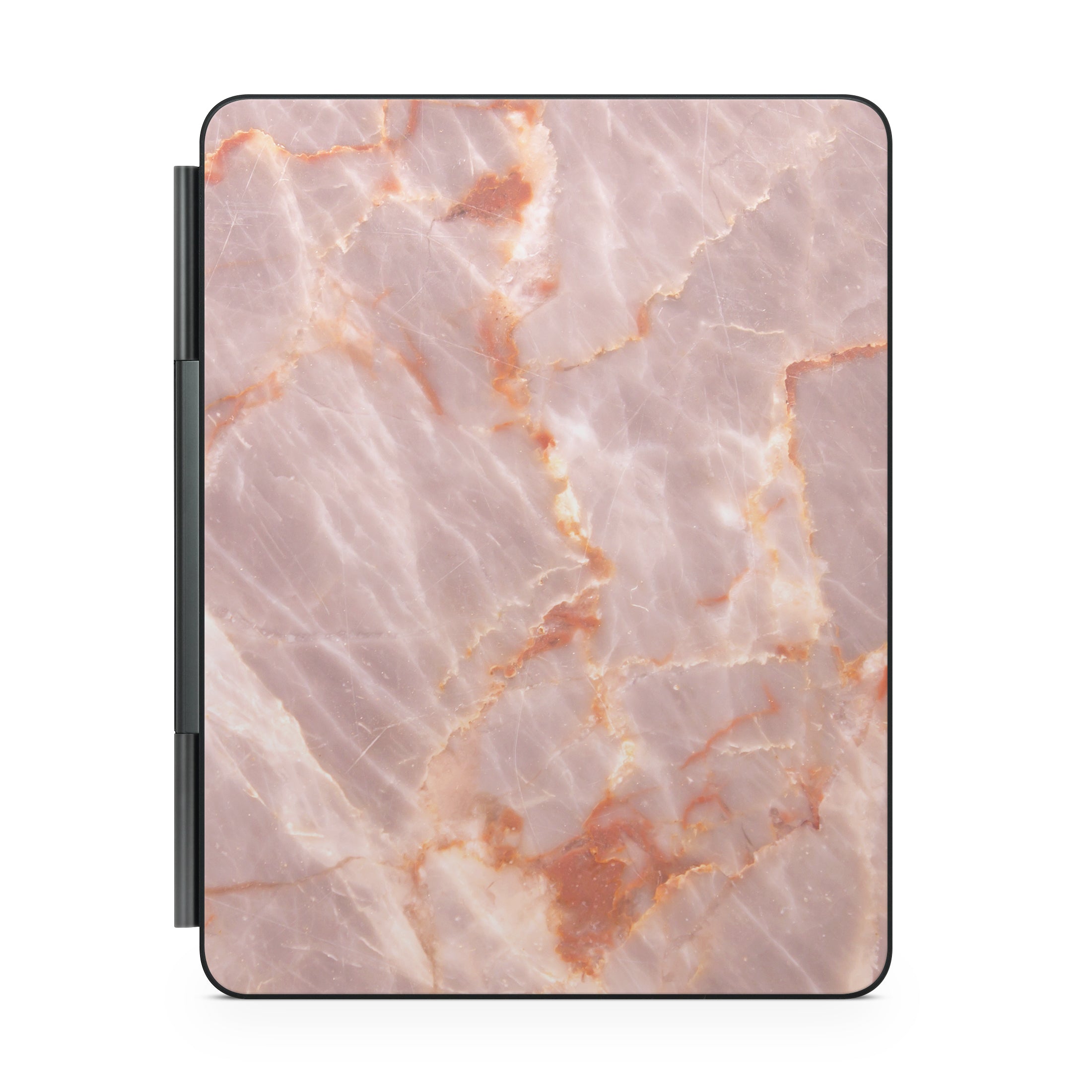 blush marble magic keyboard for ipad back view