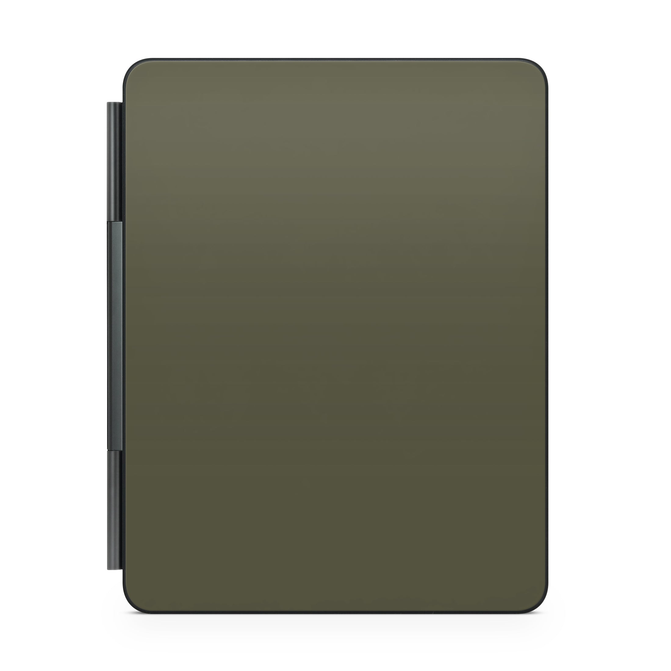 olive green magic keyboard for ipad back view