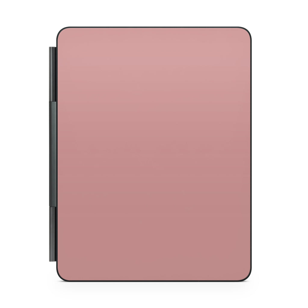 pink magic keyboard for ipad back view