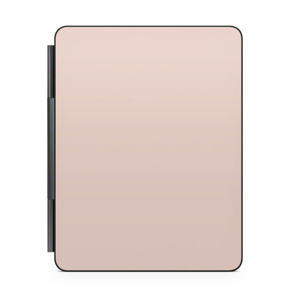 soft pink magic keyboard for ipad back view