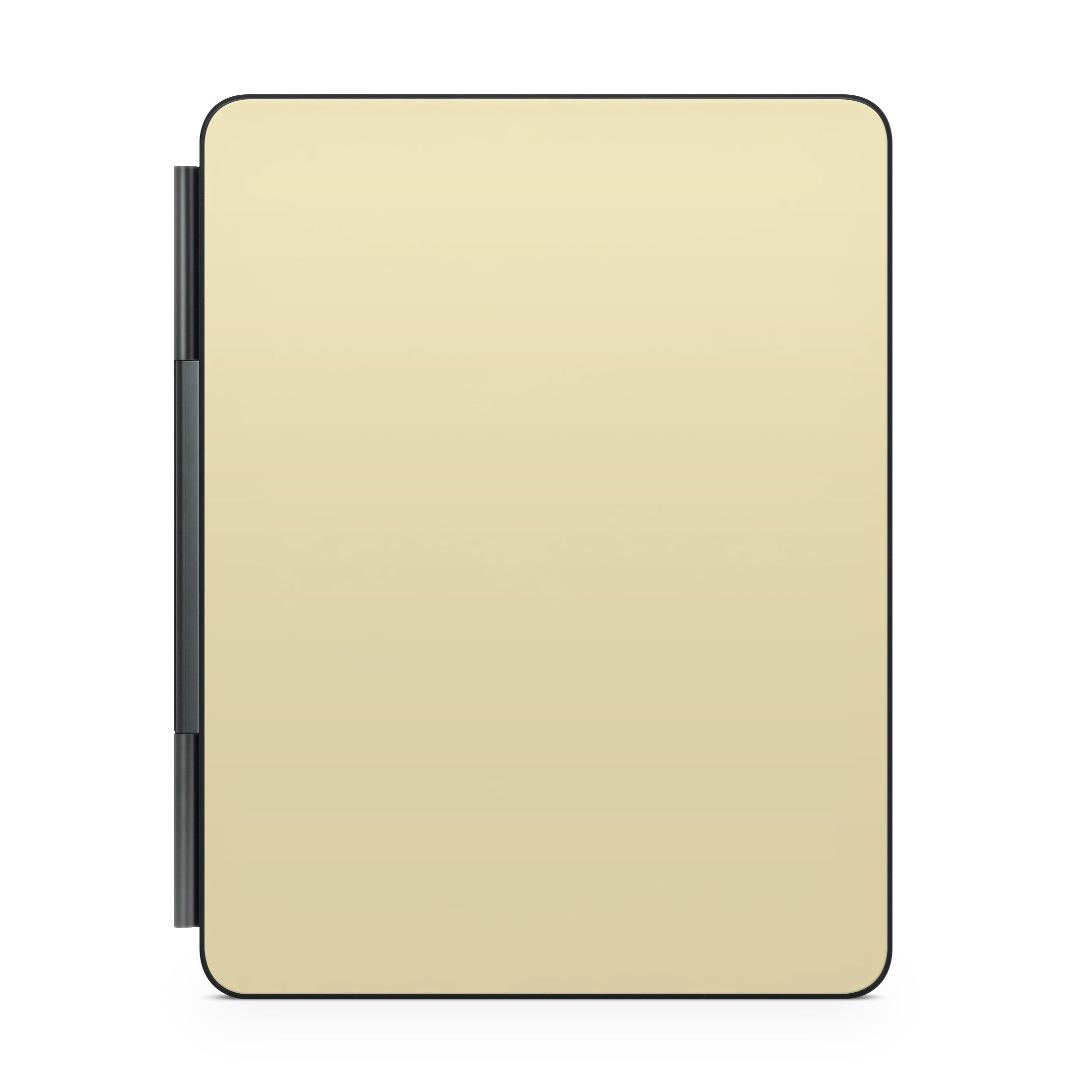 soft yellow magic keyboard for ipad back view