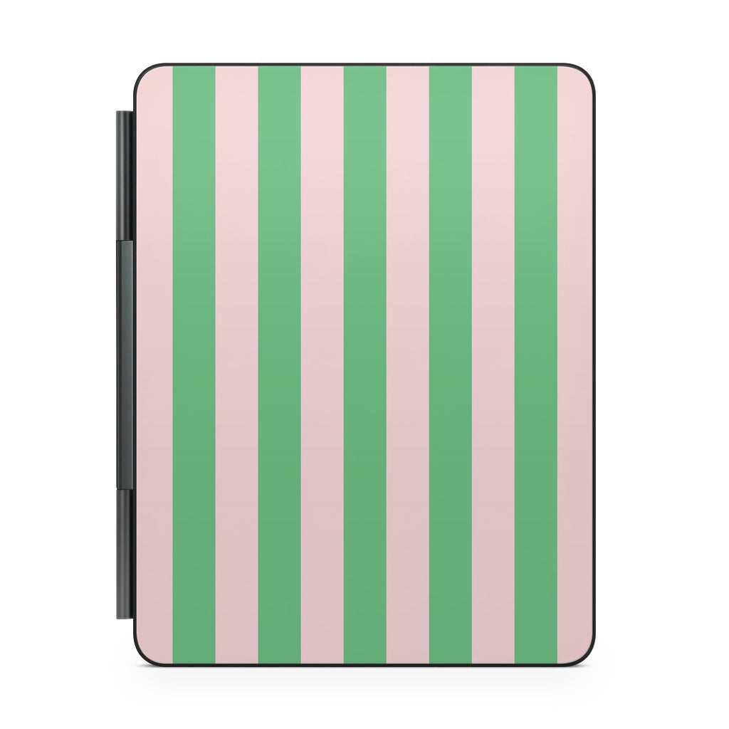 summer stripe magic keyboard for ipad back view