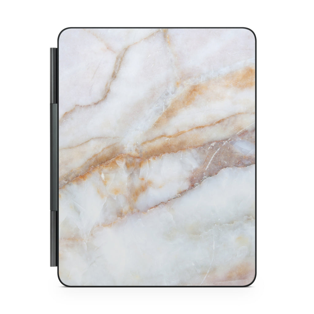 vanilla marble magic keyboard for ipad back view