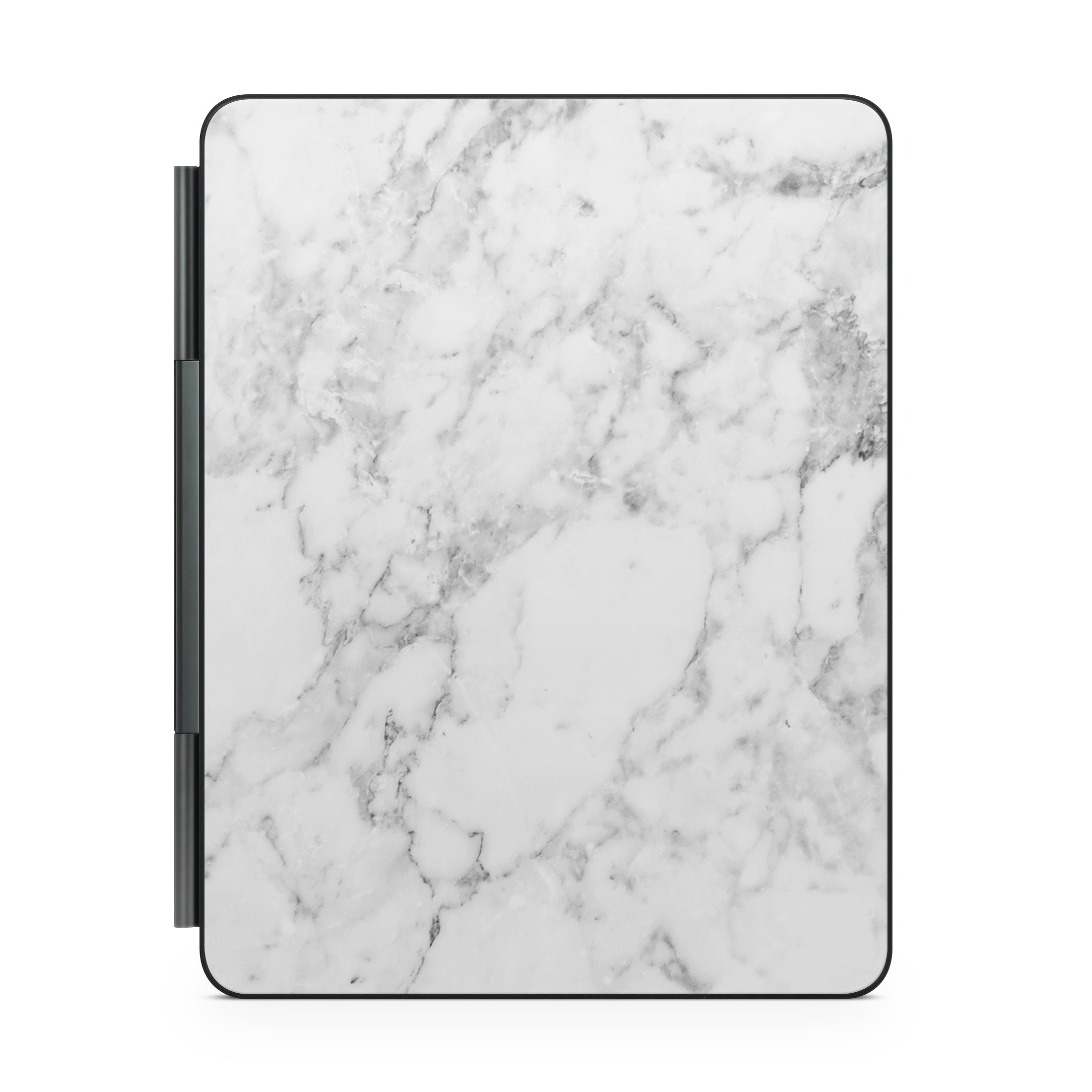 white marble magic keyboard for ipad back view