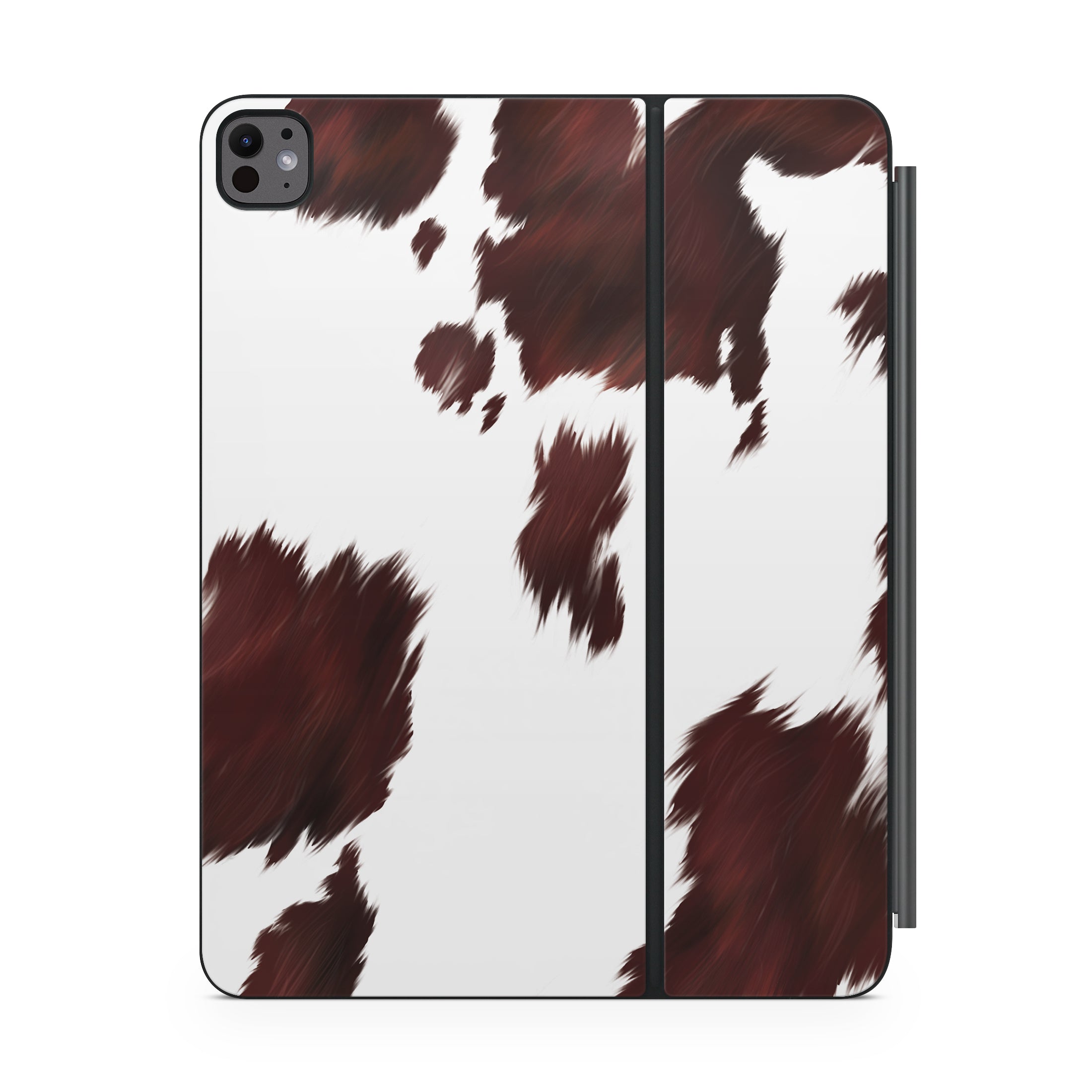 cowhide magic keyboard for ipad front view