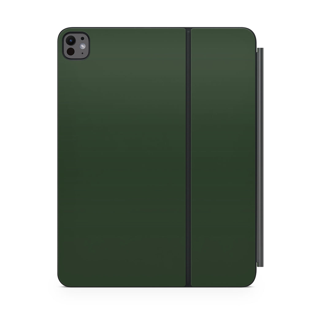 forest green magic keyboard for ipad front view