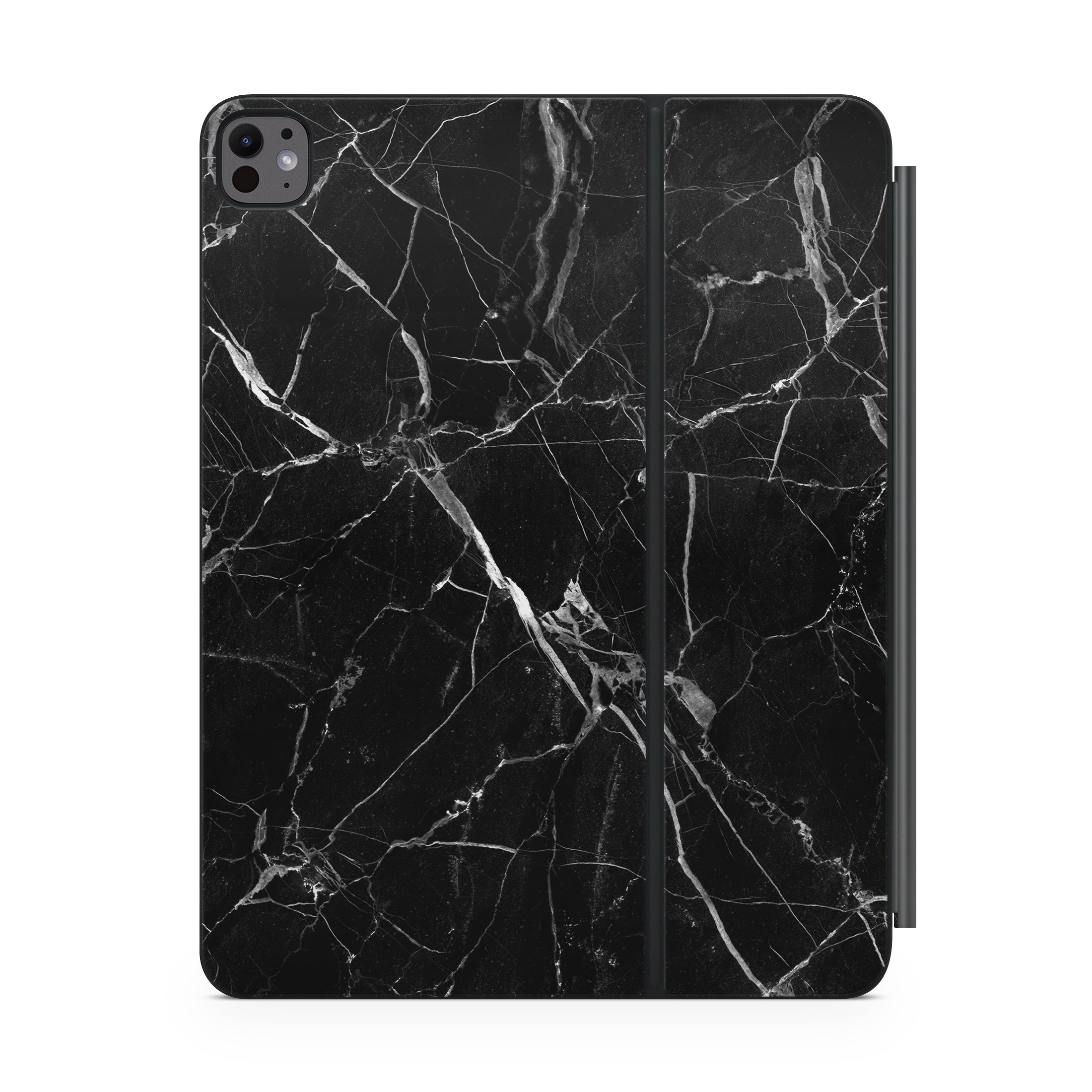 black hyper marble magic keyboard for ipad front view