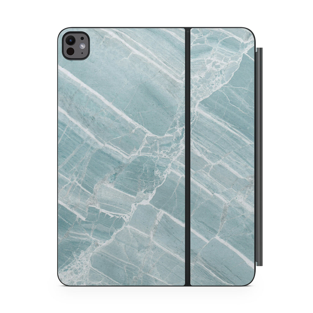 mint marble magic keyboard for ipad front view