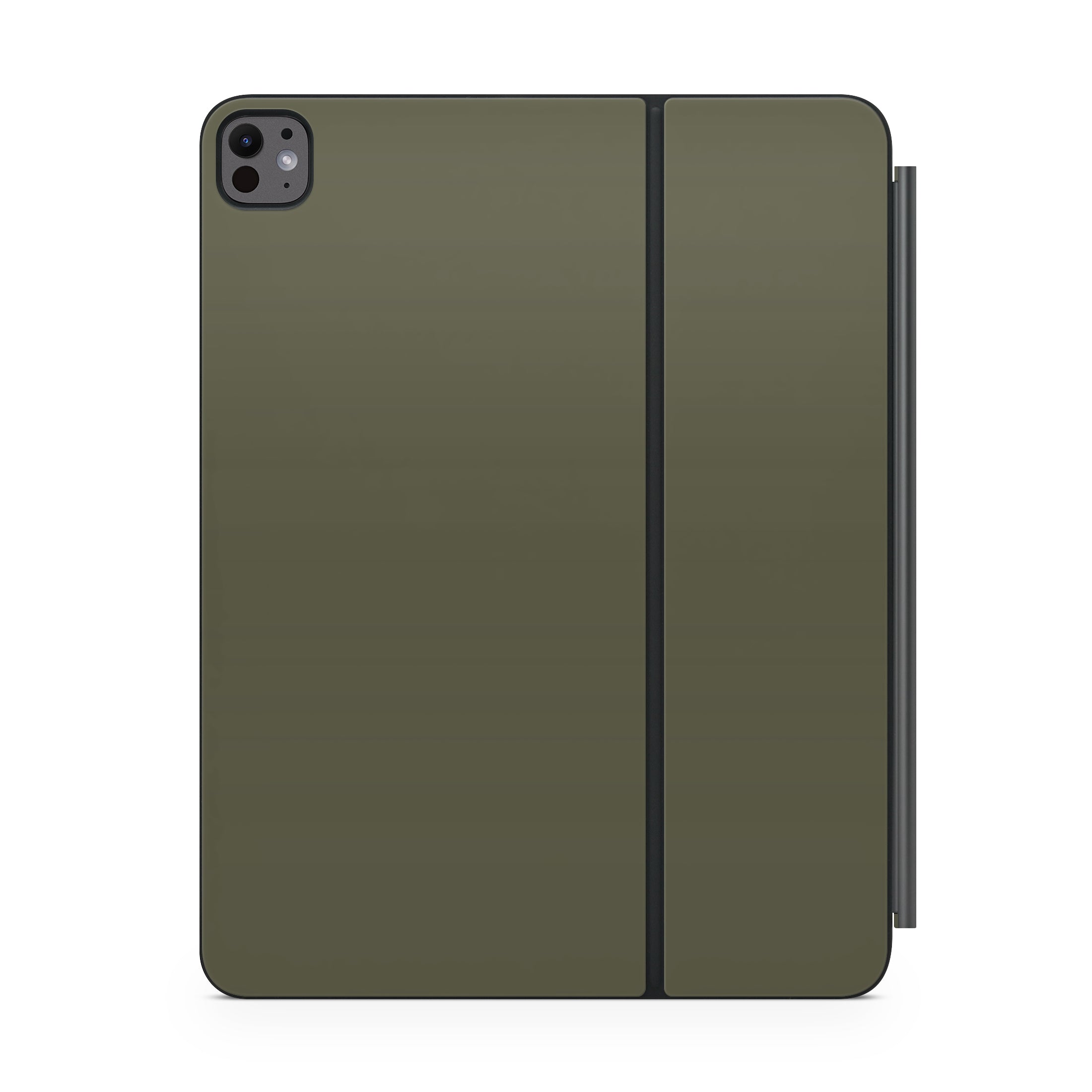 olive green magic keyboard for ipad front view