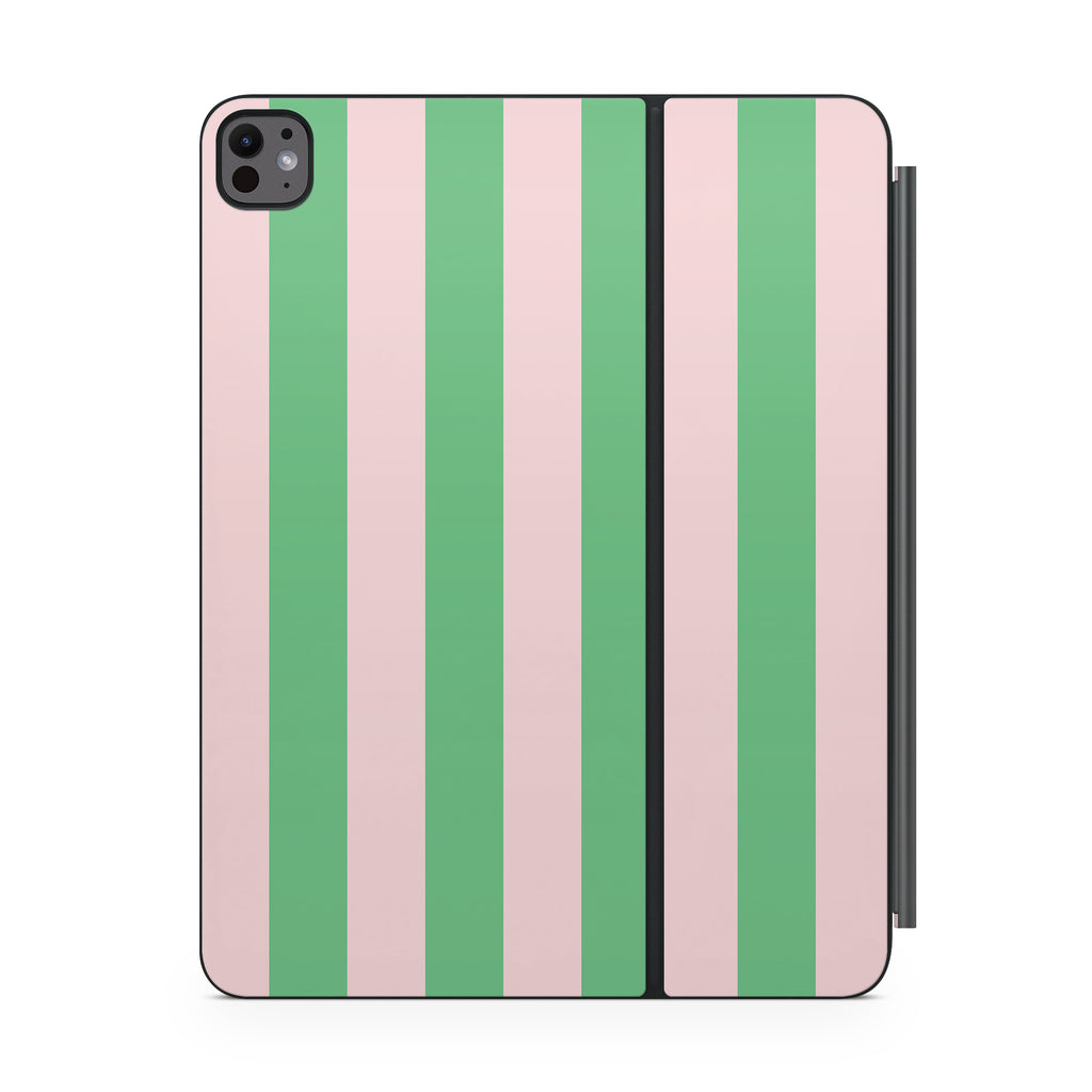 summer stripe magic keyboard for ipad front view