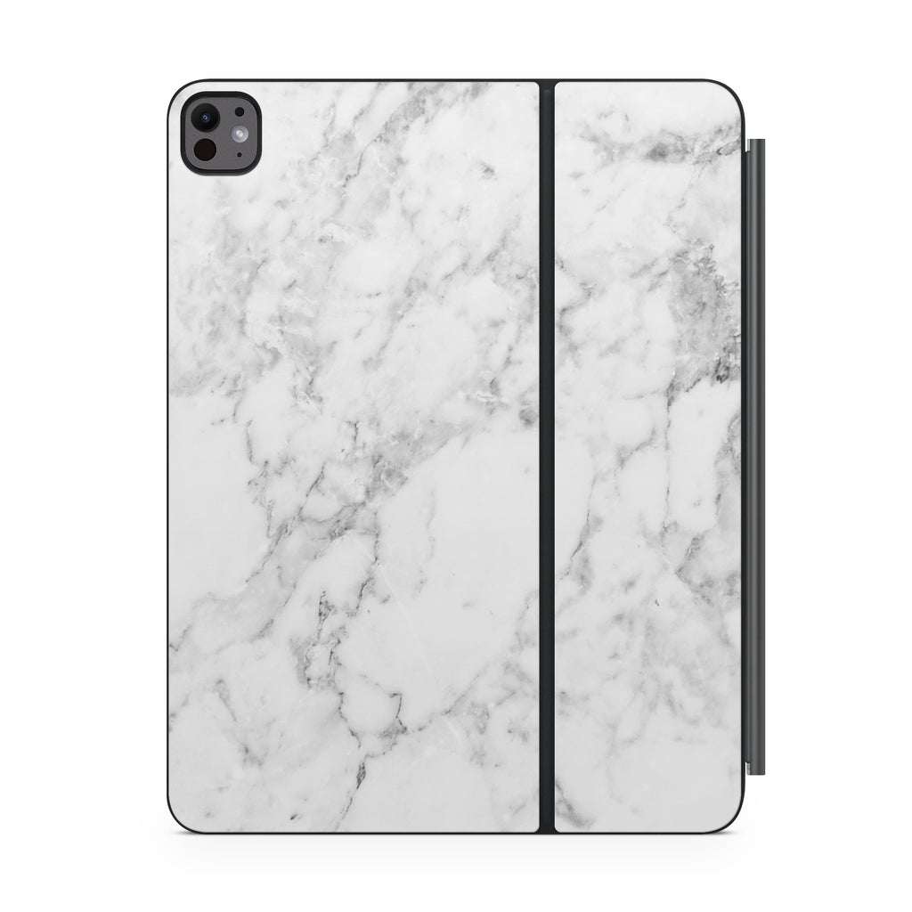 white marble magic keyboard for ipad front view