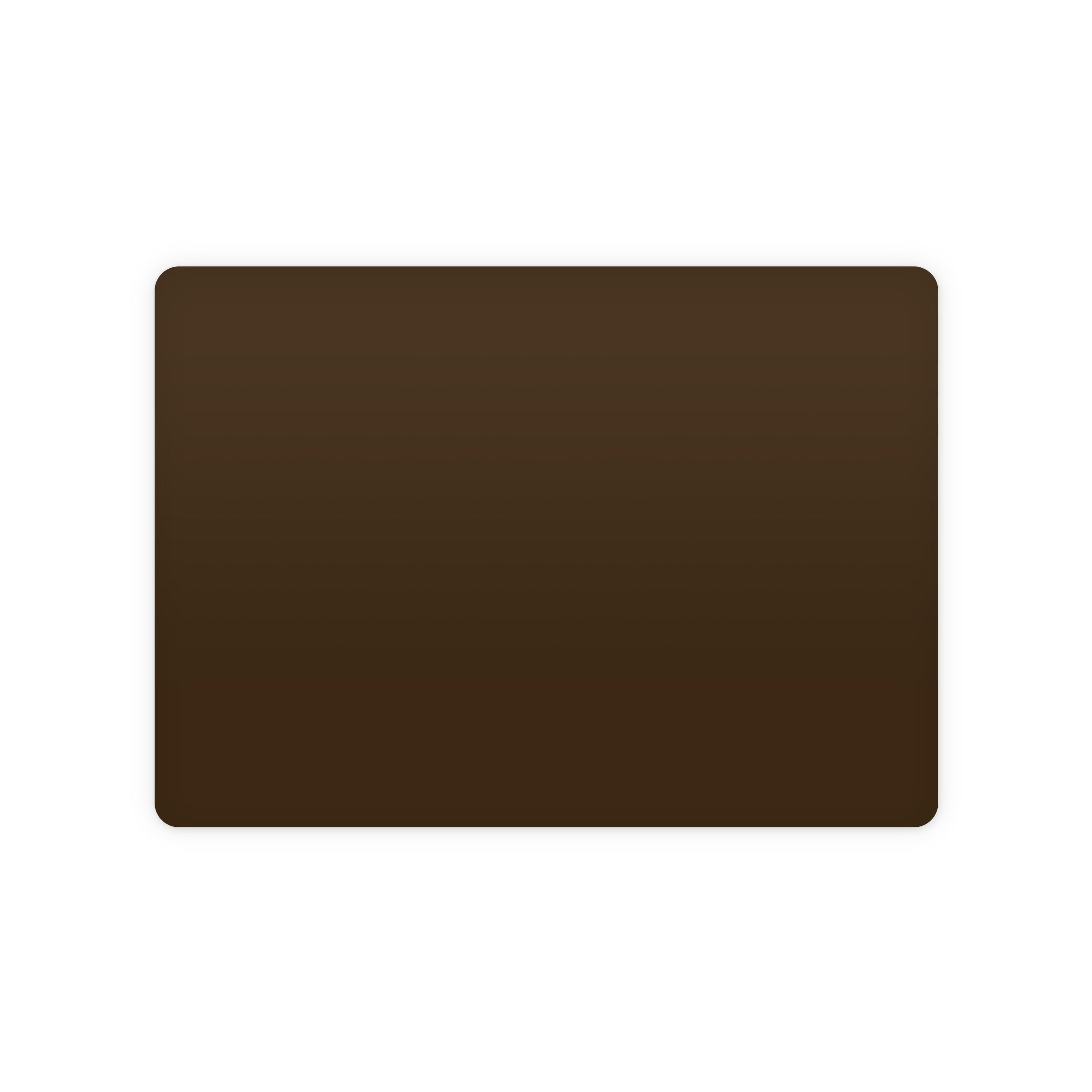 chocolate brown magic trackpad top view