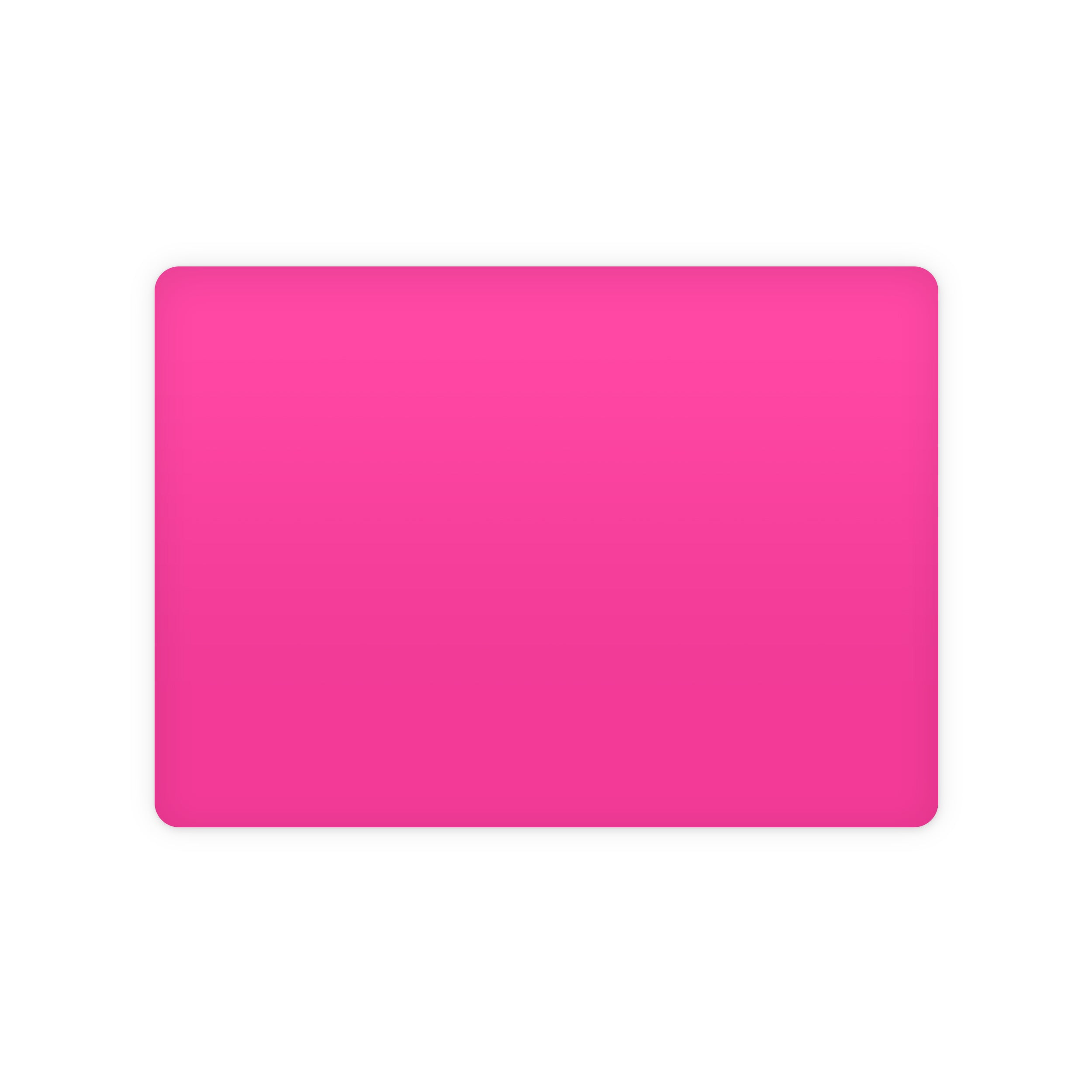 hot pink magic trackpad skin top view