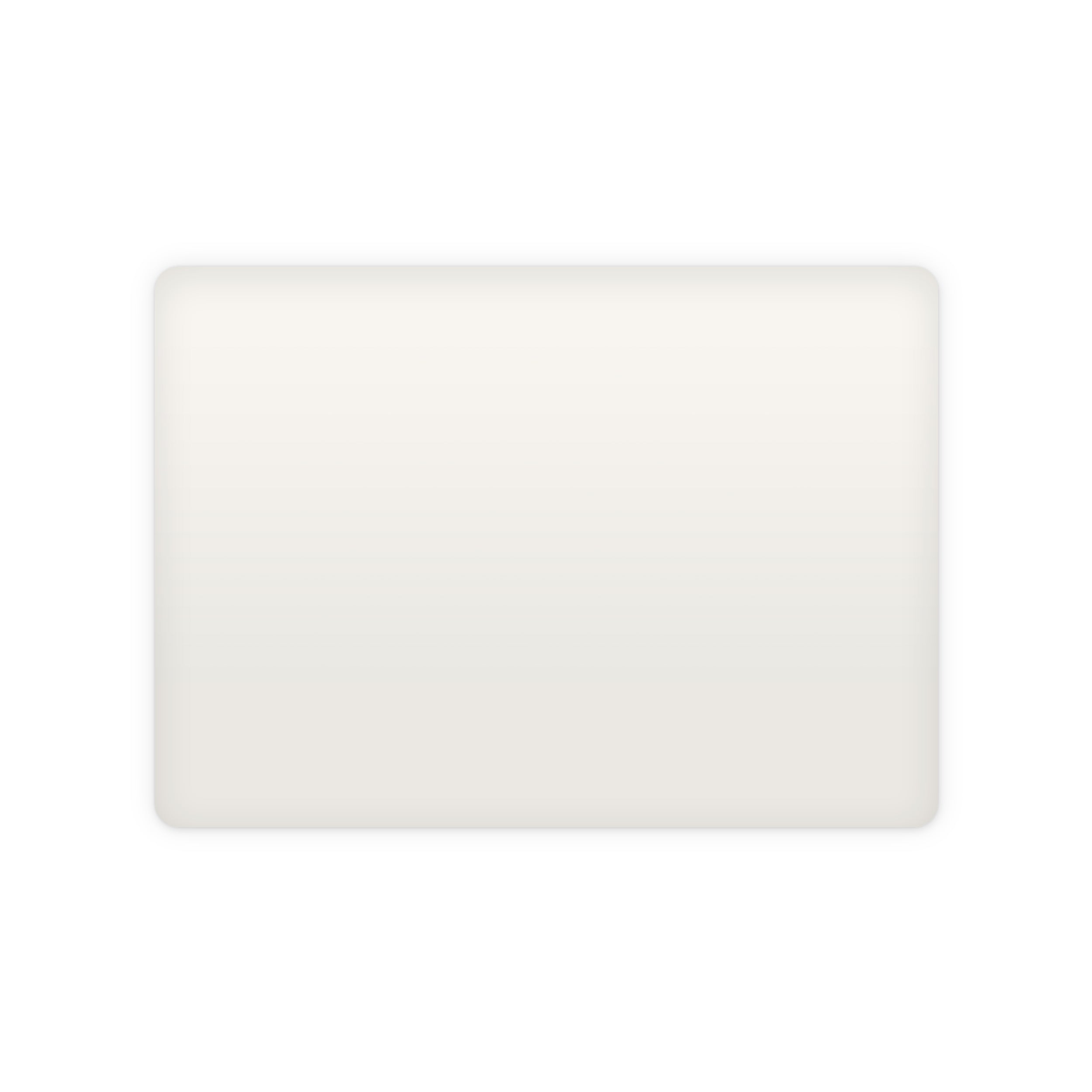 ivory white magic trackpad top view