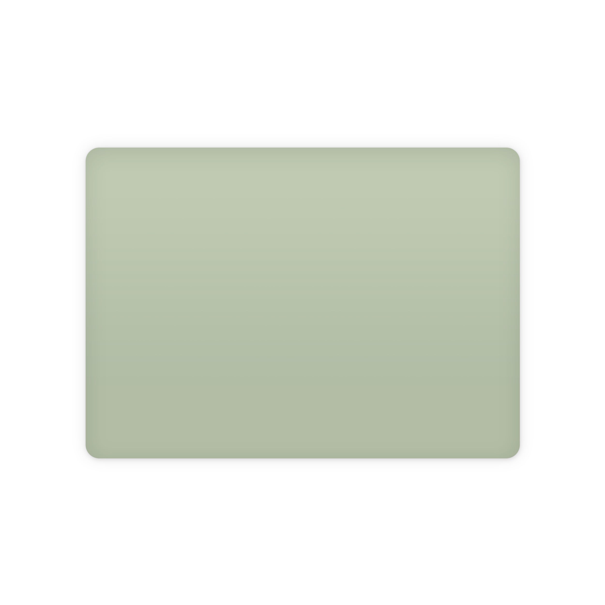sage green magic trackpad top view