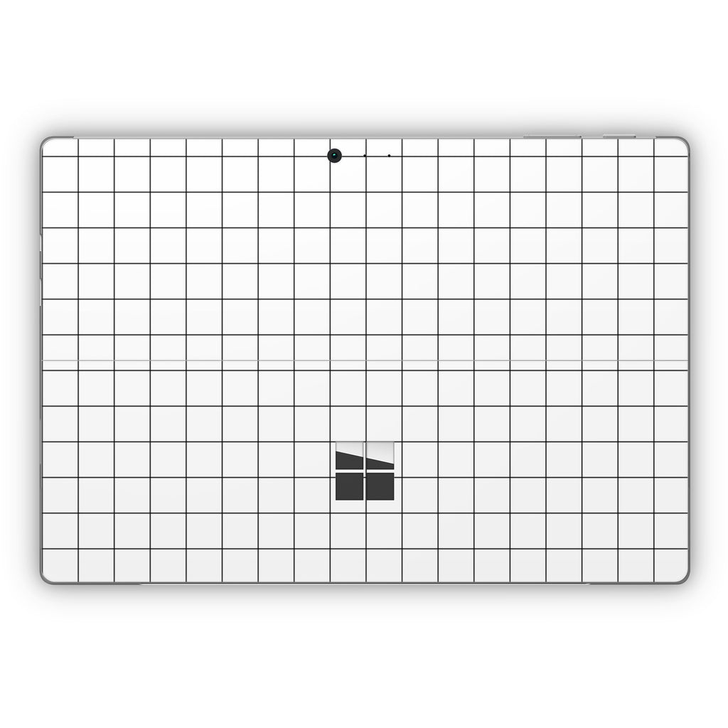 White Grid Surface Pro Skin