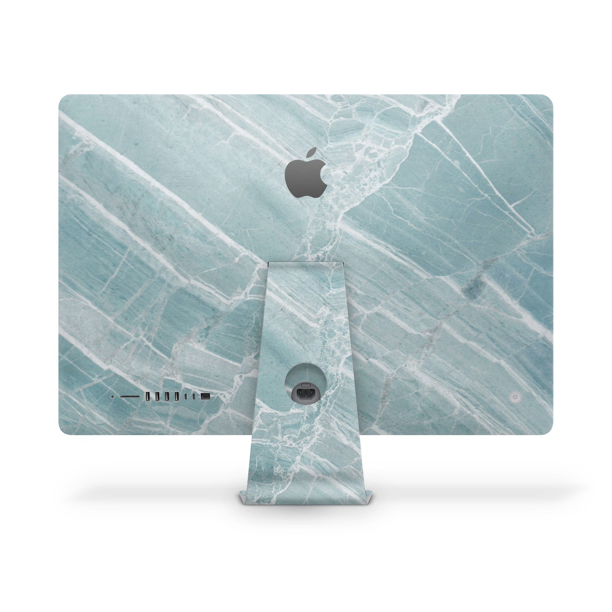 Mint Marble iMac Skin
