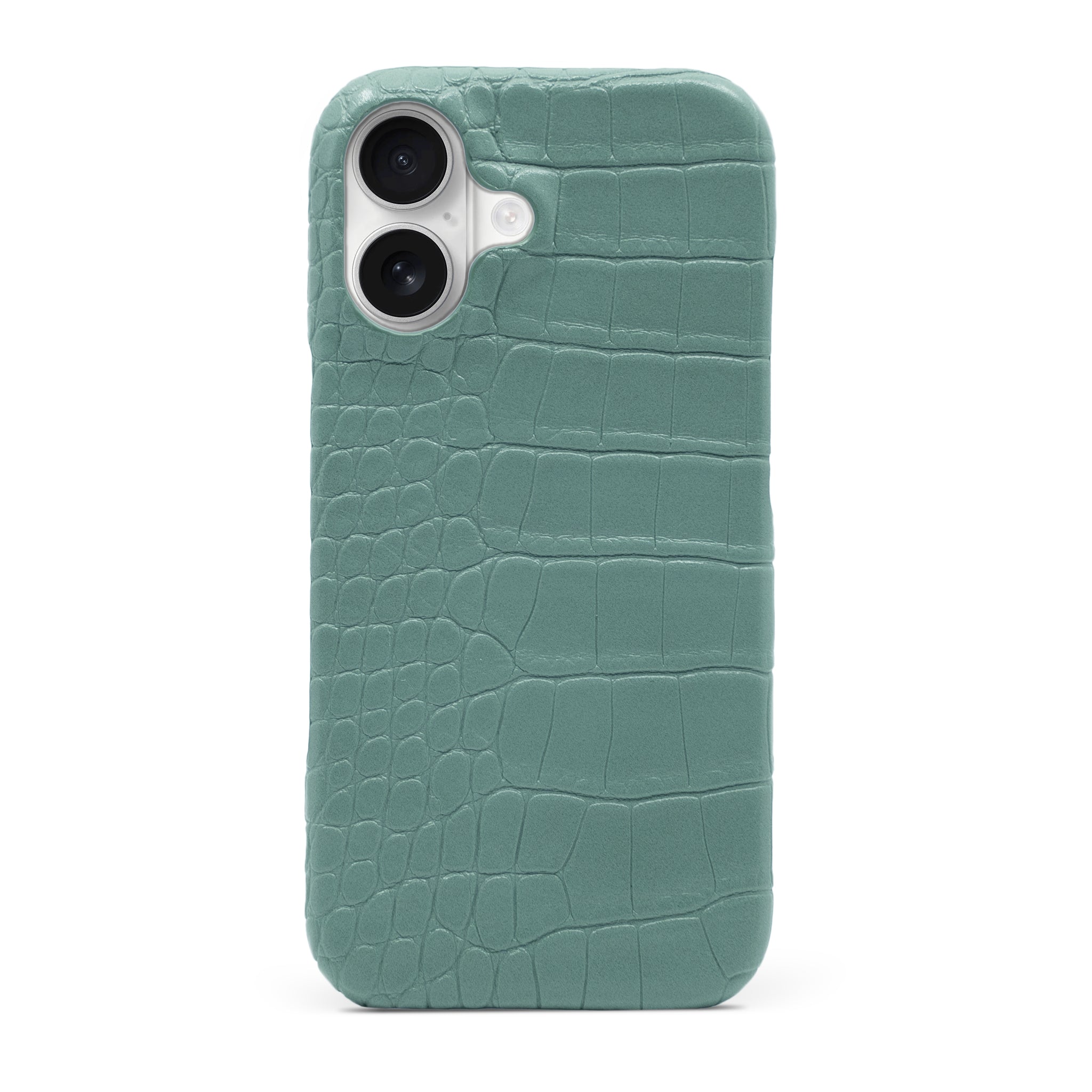 Mint Green Crocodile iPhone Case
