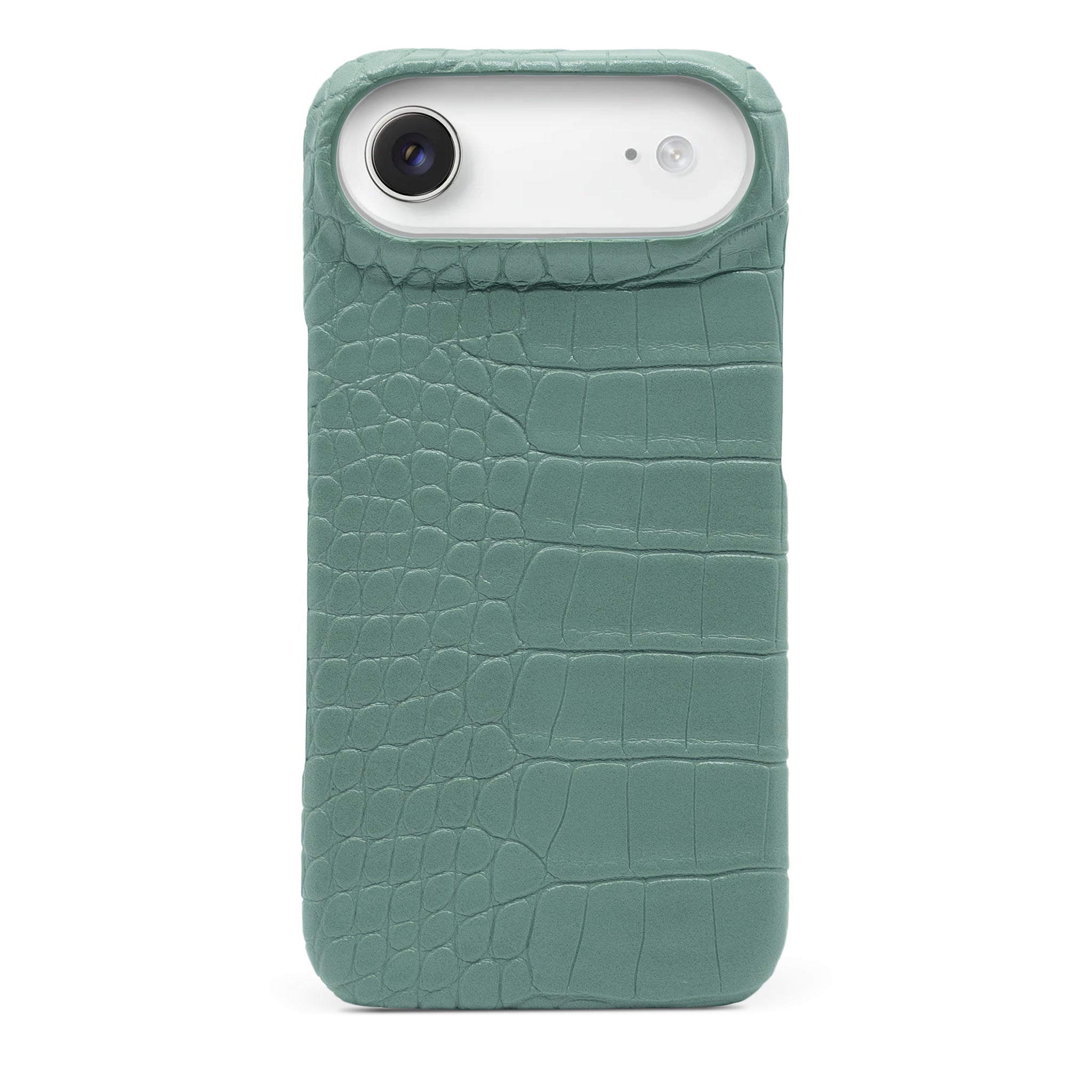Mint Green Crocodile iPhone Case