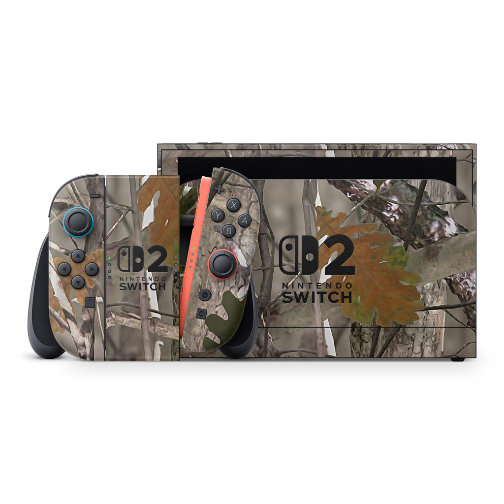Oak Camo Nintendo Switch 2 Skin