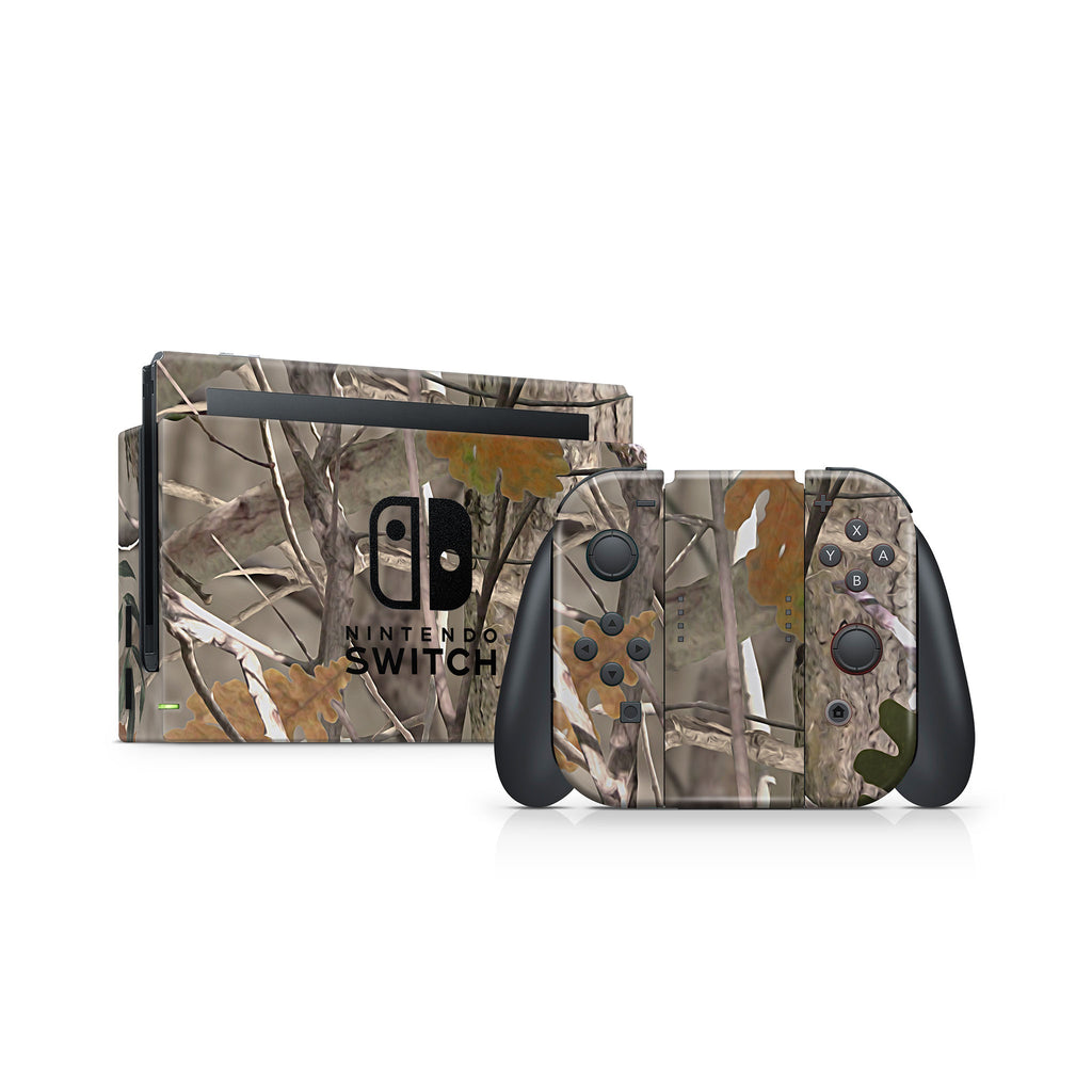 Oak Camo Nintendo Switch Skin
