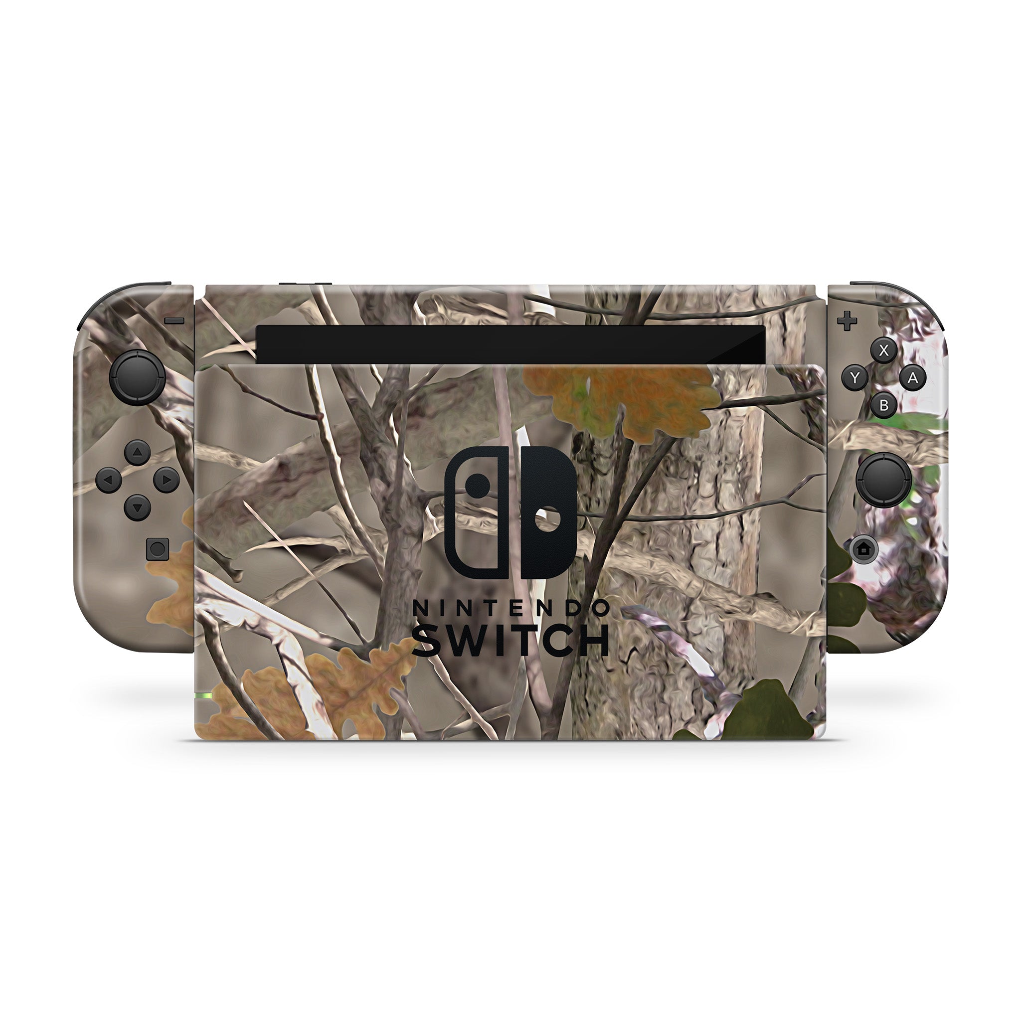 Oak Camo Nintendo Switch Skin