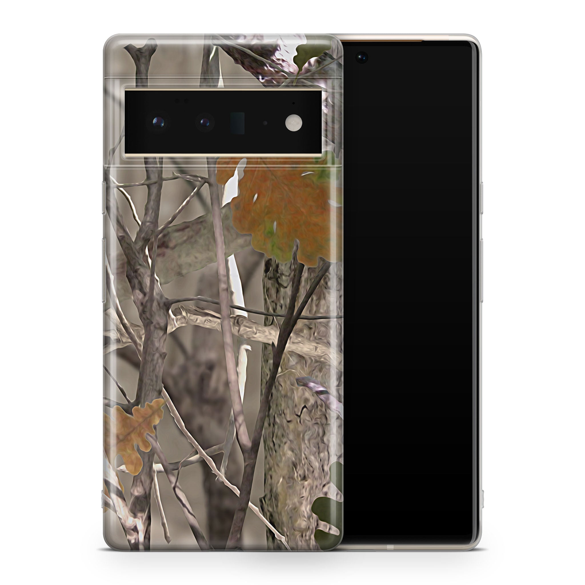 Oak Camo Google Pixel Skin + Case