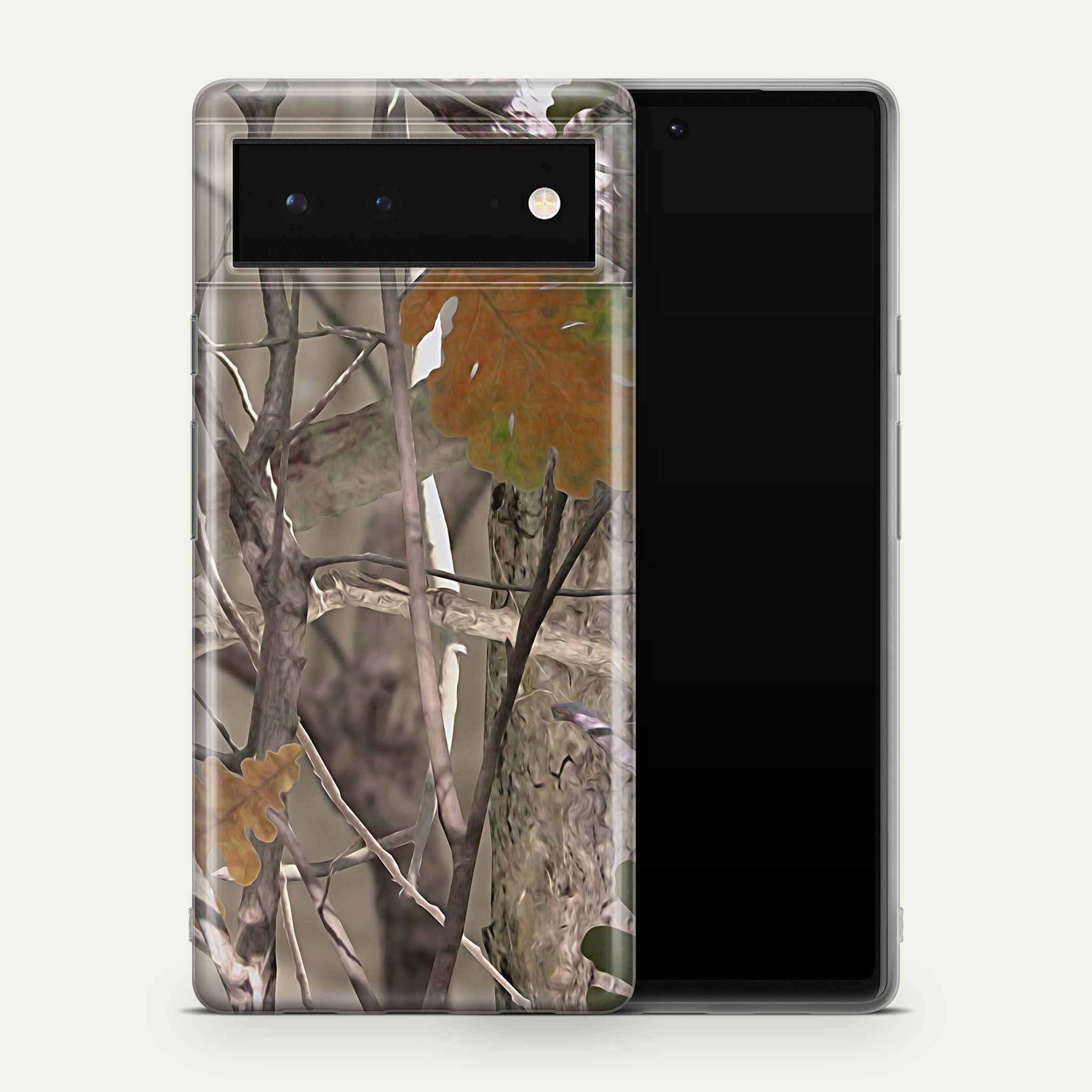 Oak Camo Google Pixel Skin + Case