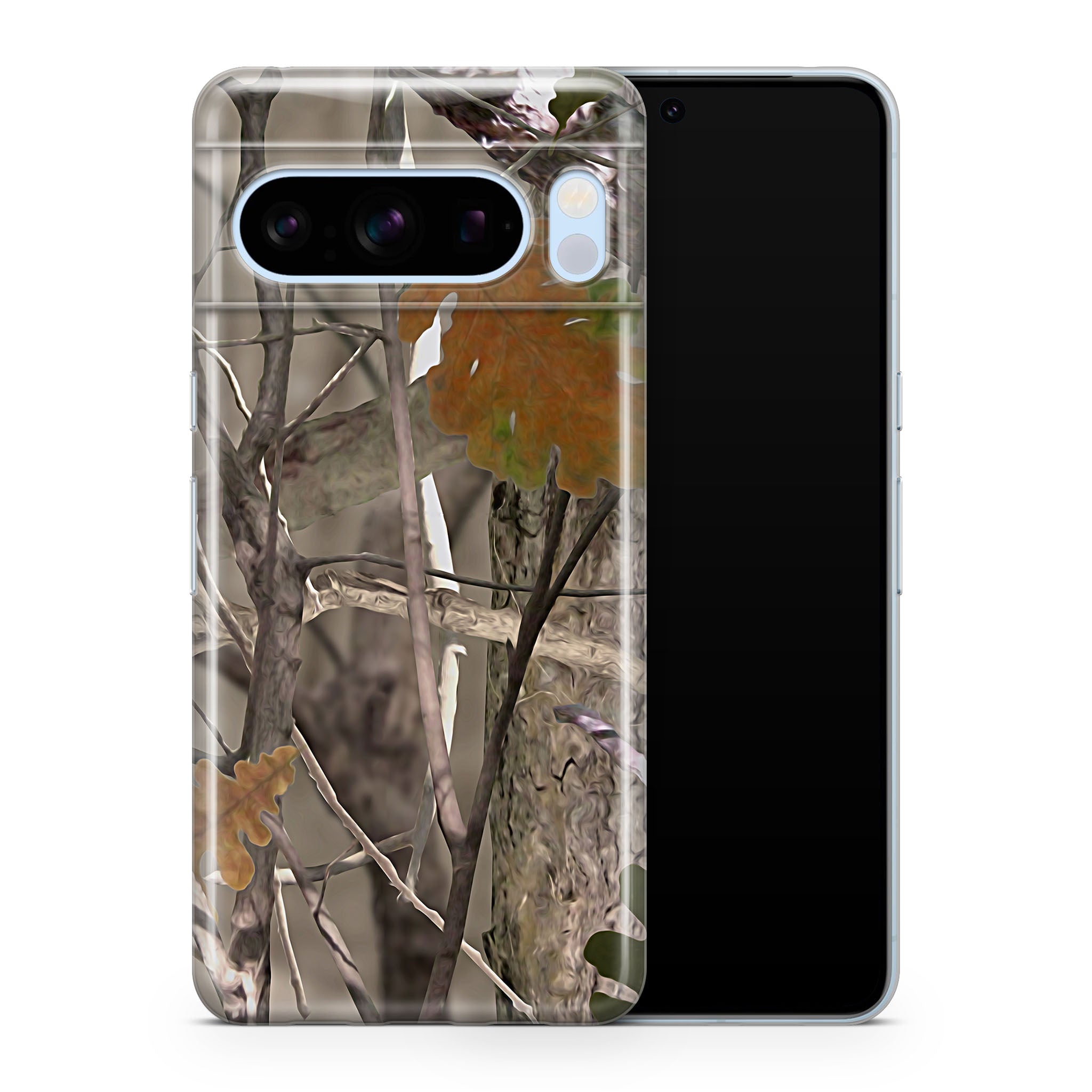 Oak Camo Google Pixel Skin + Case