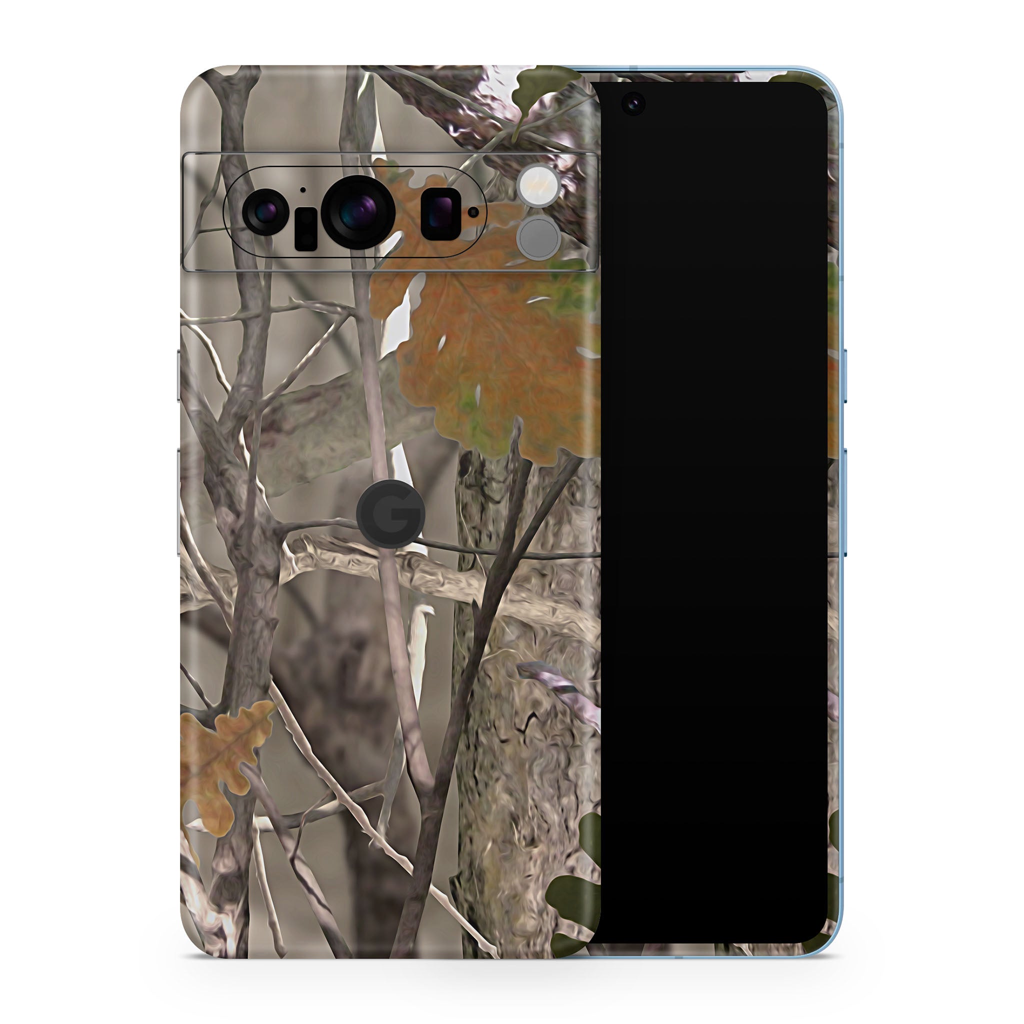Oak Camo Google Pixel Skin + Case