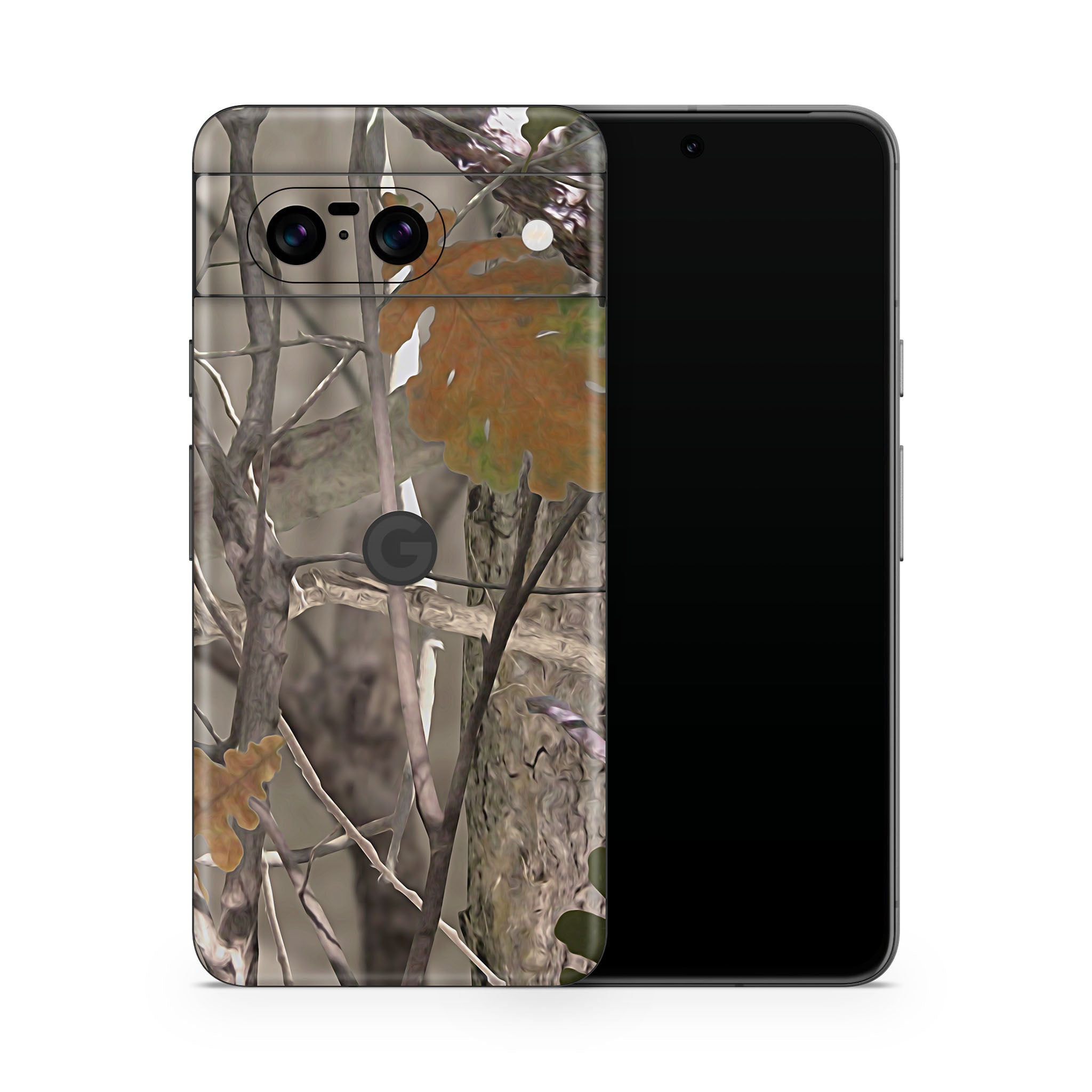 Oak Camo Google Pixel Skin + Case