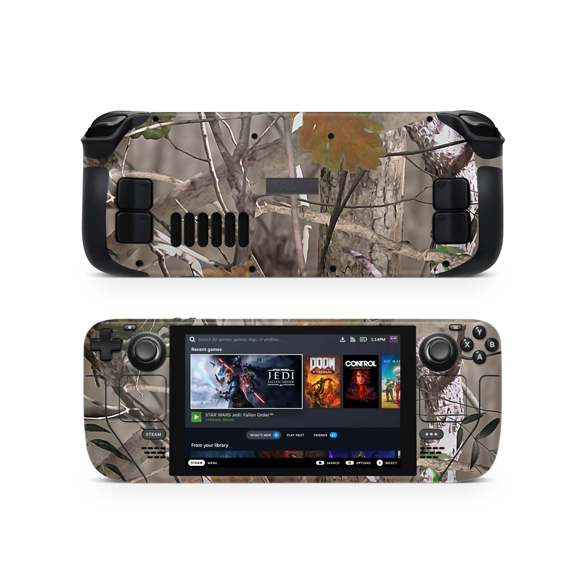 Oak Camo Steam Deck Skin