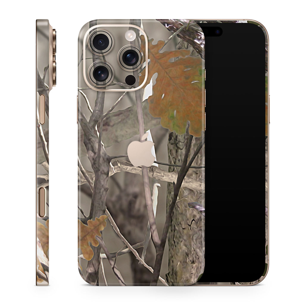 Oak Camo iPhone Skin + Case