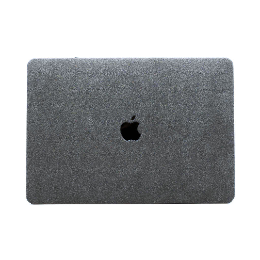 slate gray suede macbook case