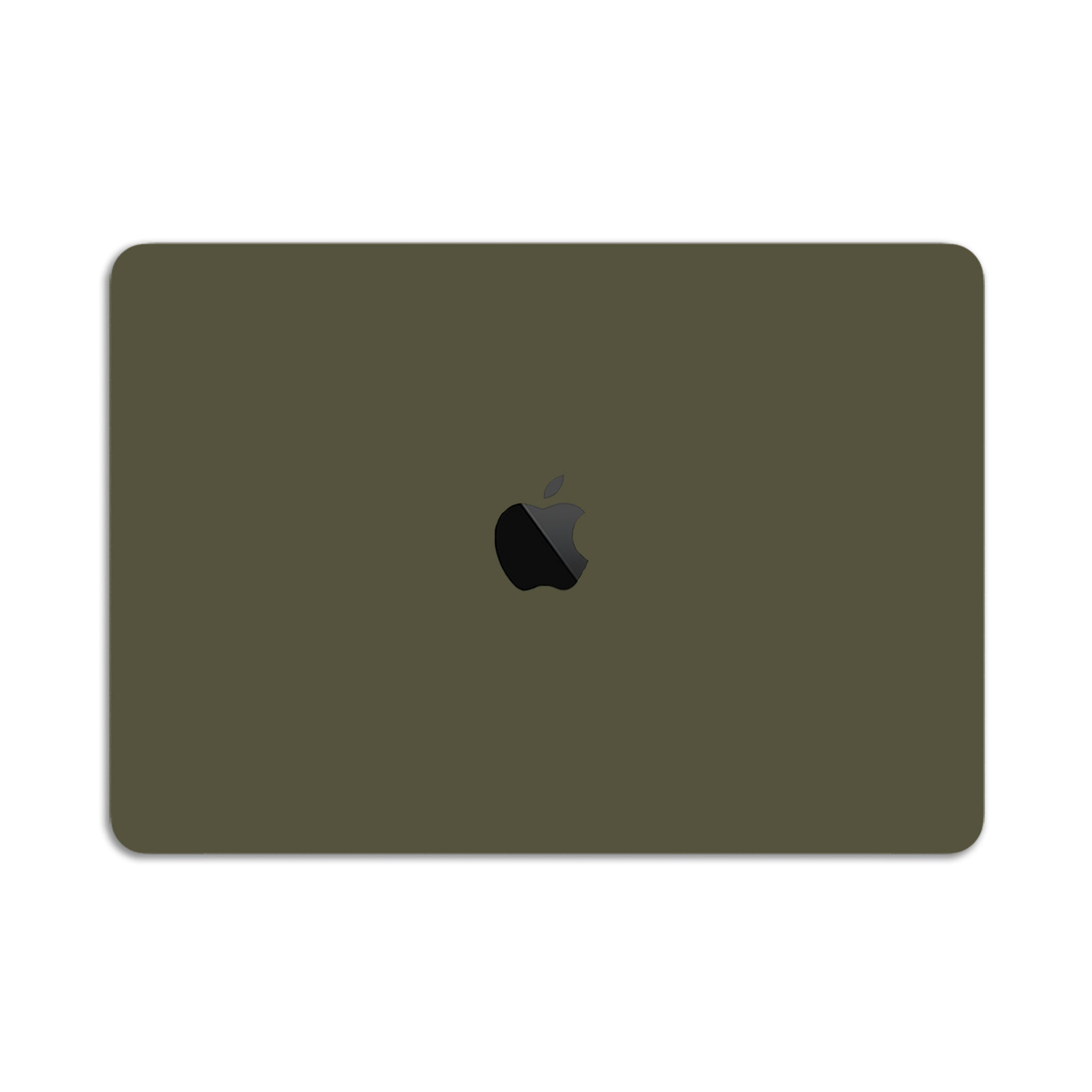 olive green macbook skin