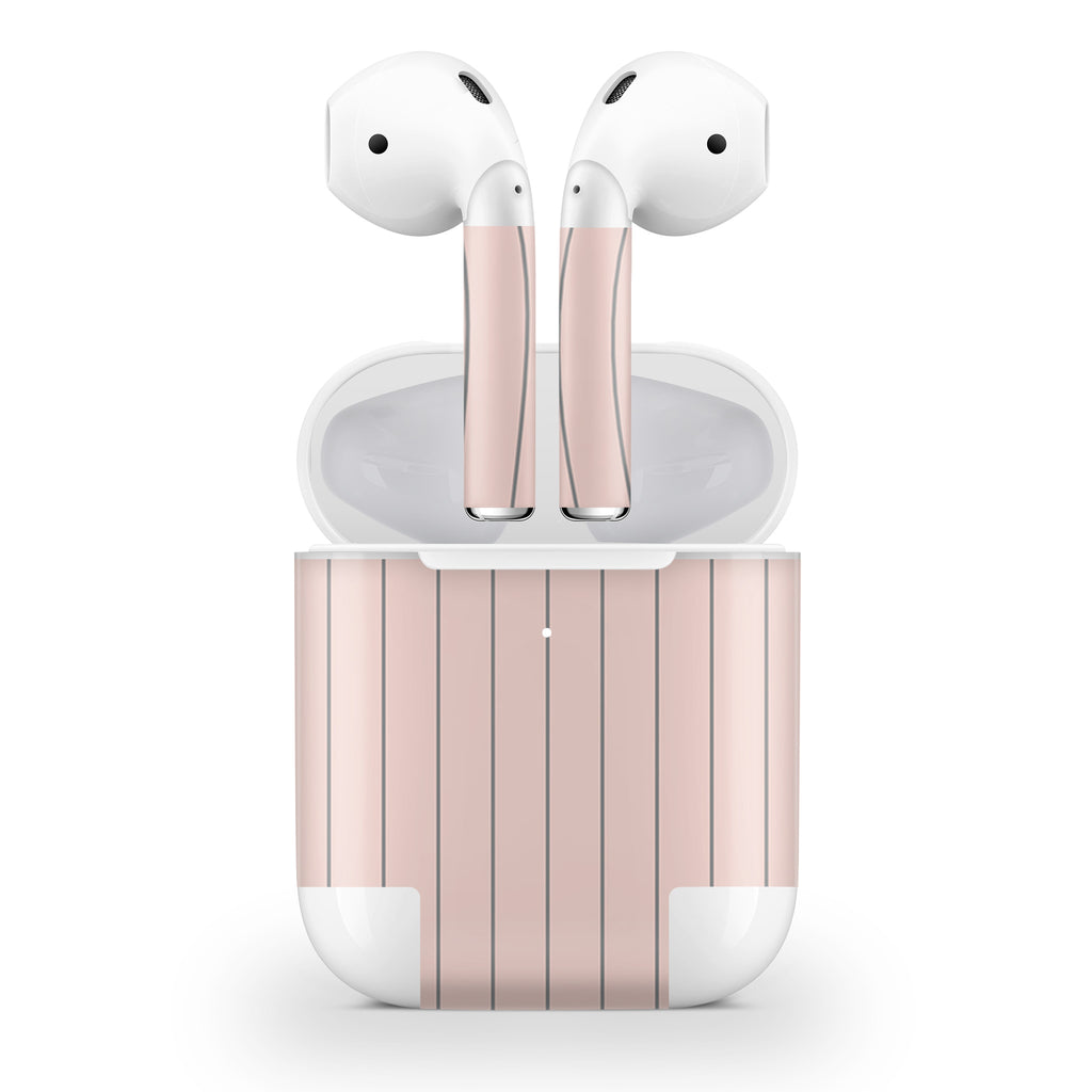 Pink Fine Line AirPods Skin
