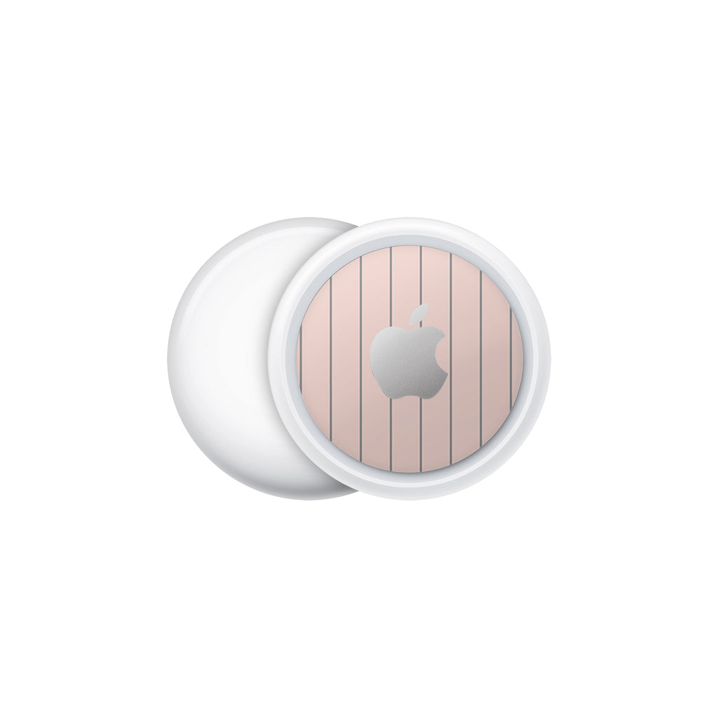 Pink Fine Line AirTag Skin + Case