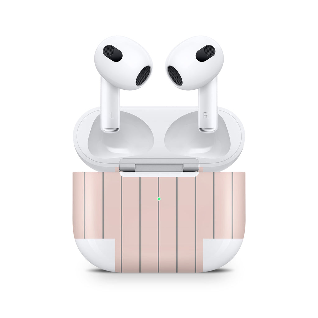 Pink Fine Line AirPods Skin