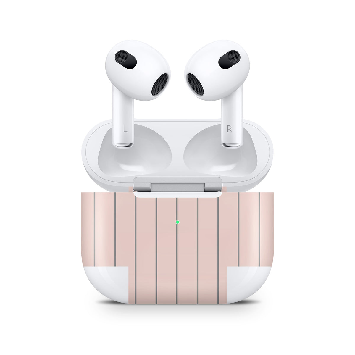 Pink Fine Line AirPods Skin