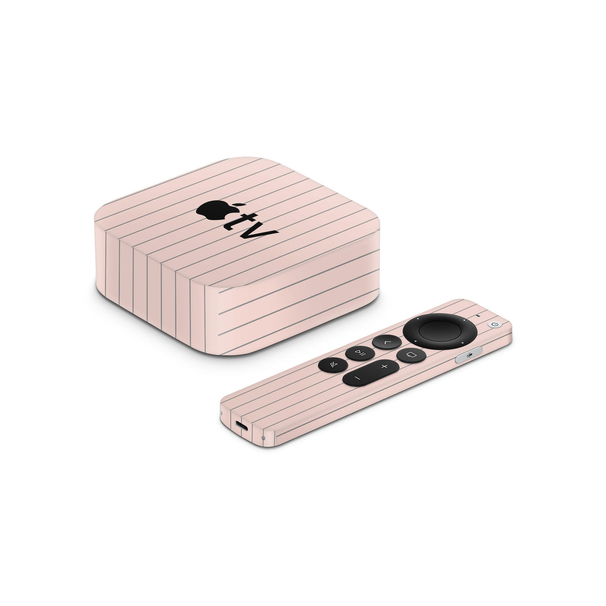 Pink Fine Line Apple TV Skin
