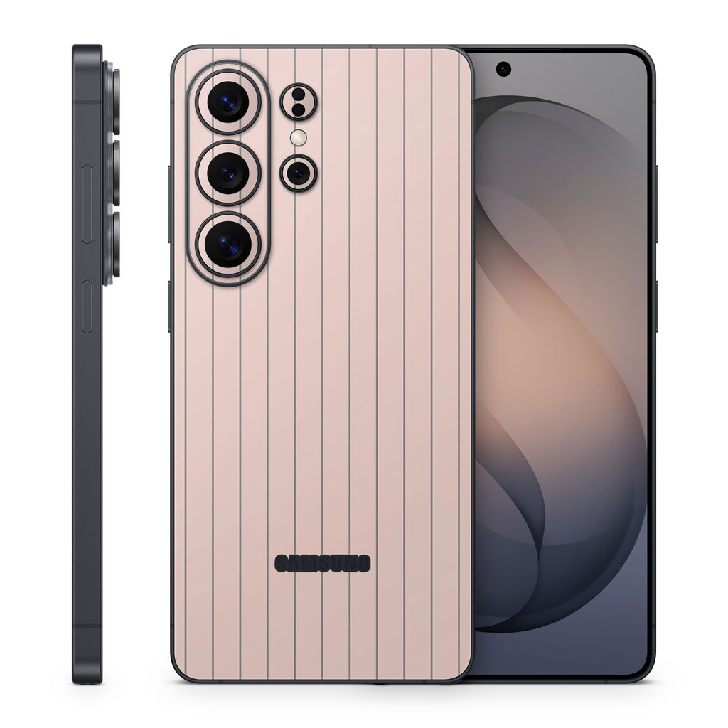 Pink Fine Line Samsung Galaxy Skin + Case