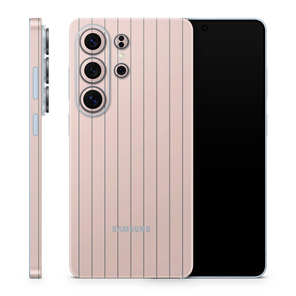 Pink Fine Line Samsung Galaxy Skin + Case